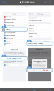 tải ứng dụng 8xbet về điện thoại nhanh chóng và dễ dàng 2 cài đặt app 8xbet trên ios