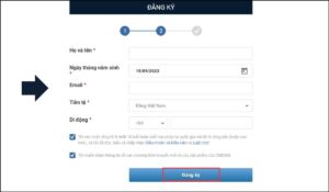 hướng dẫn đăng ký tài khoản cmd368 nhanh chóng và dễ dàng 3 điền thông tin cá nhân đăng ký cmd368