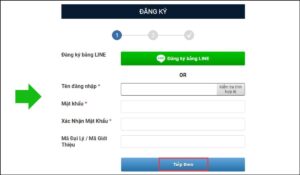 hướng dẫn đăng ký tài khoản cmd368 nhanh chóng và dễ dàng 2 điền thông tin tài khoản vào form biểu mẫu đăng ký cmd368