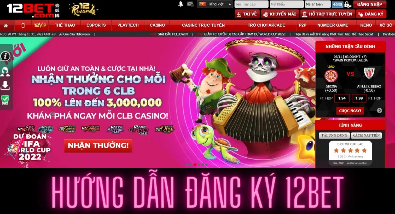hướng dẫn tạo tài khoản 12bet chỉ trong 3 bước đơn giản 1 hướng dẫn đăng ký 12bet