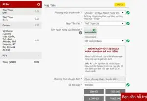 nạp tiền dafabet nhanh chóng và chính xác: bí quyết tận hưởng tốt nhất 4 điền thông tin để thực hiện chuyển khoản qua ngân hàng địa phương nạp tiền dafabet