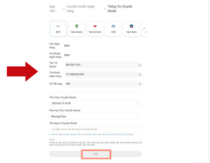 nạp tiền 8xbet nhanh và dễ dàng trong 5 phút 5 điền thông tin nạp tiền 8xbet