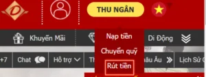 rút tiền dafabet: 4 bước đơn giản và nhanh chóng 2 người chơi đi đến mục rút tiền dafabet