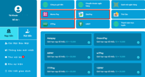 hướng dẫn nạp tiền hi88 dễ hiểu cho người chơi mới 9 chọn hình thức nạp tiền hi88 qua cổng thanh toán