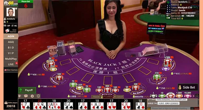 blackjack fb88 casino