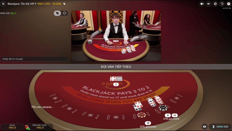 blackjack tại hi88 casino