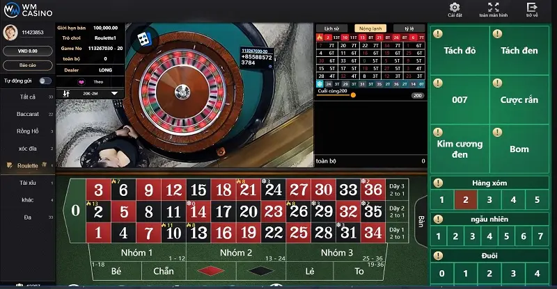 roulette tại m88 casino