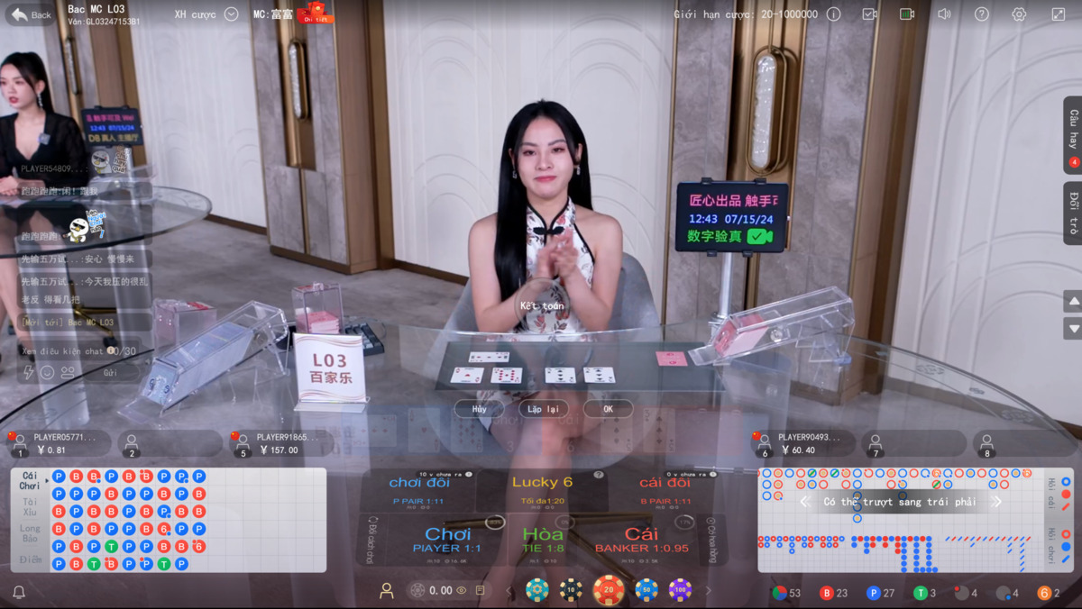 baccarat tại sòng bài 789bet